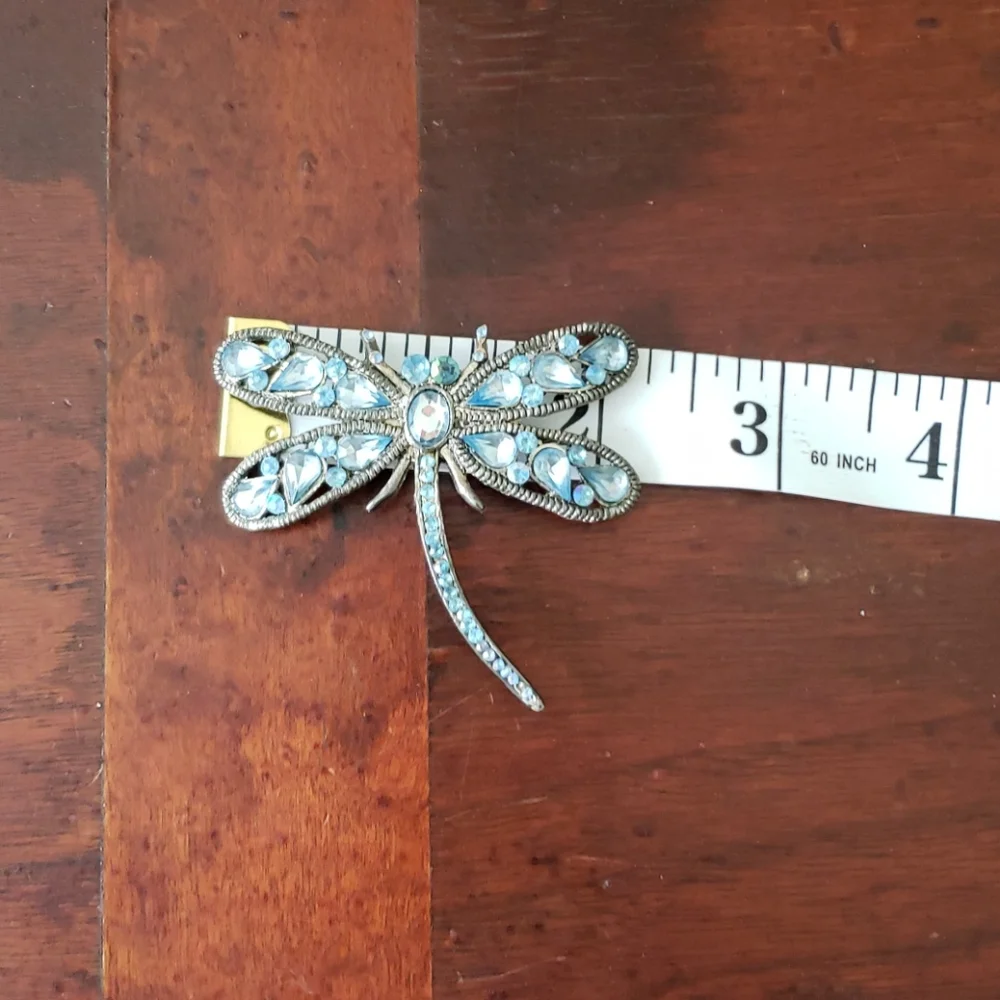 Light Blue Dragonfly Brooch
